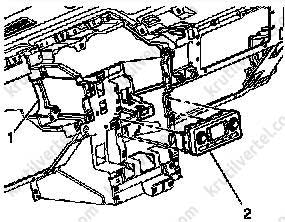панель управления кондиционером Hummer H2, панель управления кондиционером Хаммер Н2