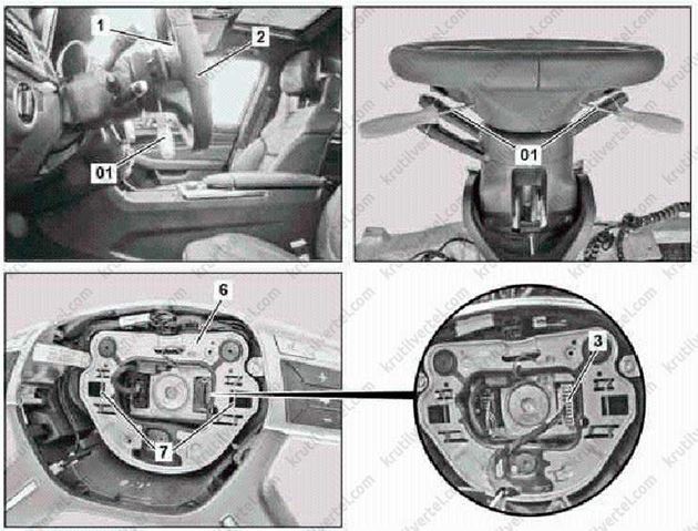 модуль подушки безопасности водителя Mercedes ML W166 c 2012 года, модуль подушки безопасности водителя Mercedes GL X166 с 2012 года, модуль подушки безопасности водителя Мерседес МЛ В166 с 2012 года, модуль подушки безопасности водителя  Мерседес ГЛ Х166 с 2012 года