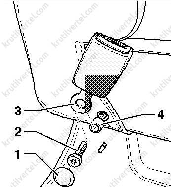 снятие ремня безопасности Mercedes Sprinter с 2006 года, снятие ремня безопасности Volkswagen Crafter с 2006 года, снятие ремня безопасности Мерседес Спринтер с 2006 года, снятие ремня безопасности Фольксваген Крафтер с 2006 года