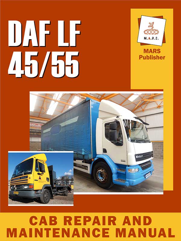 DAF LF 45 / 55, руководство по обслуживанию кабины в электронном виде (на английском языке)
