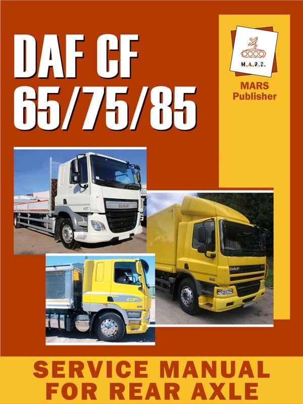 DAF CF 65 / CF 75 / CF 85, rear axle repair manual