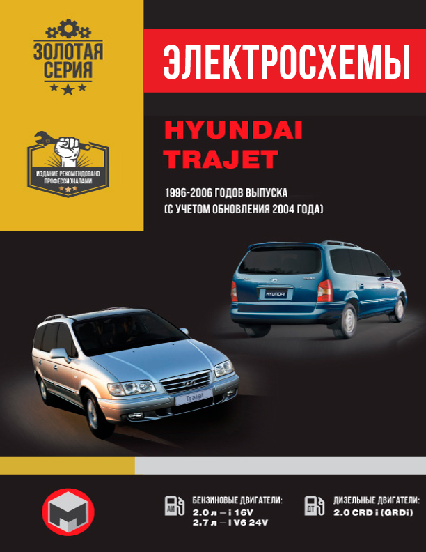 Hyundai Trajet 1996 thru 2006 (updating in 2004), wiring diagrams (in Russian)