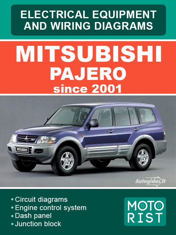 Mitsubishi Pajero since 2001, wiring diagrams