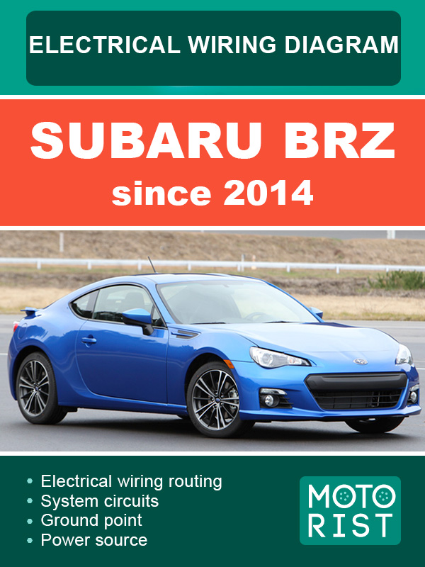 Subaru BRZ с 2014 года, электросхемы в электронном виде (на английском языке)