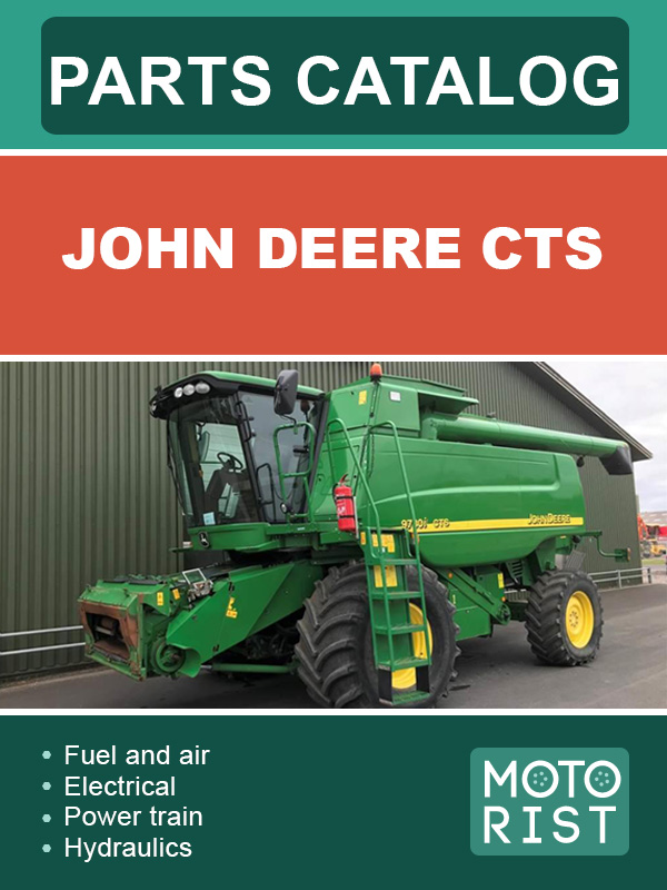 John Deere CTS harvester, parts catalog e-manual