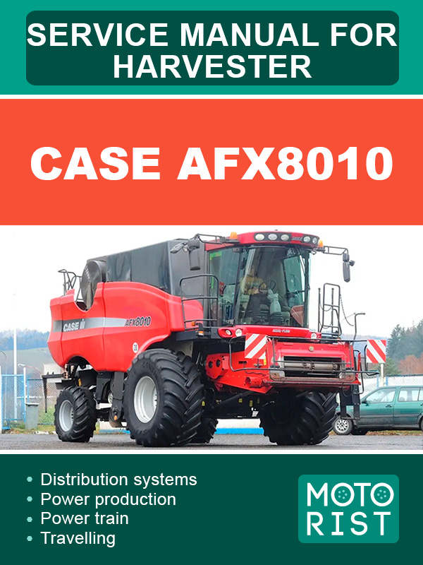 Case AFX8010 harvester, service e-manual
