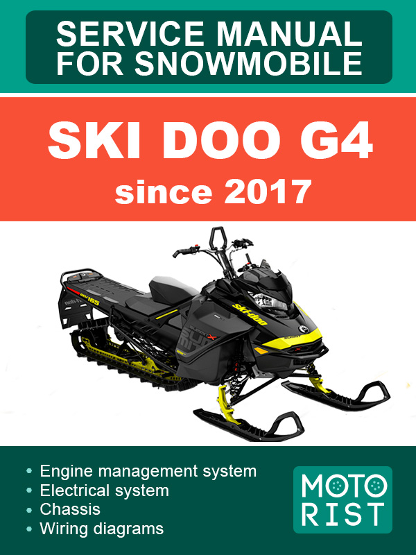 Ski Doo G4 since 2017 snowmobile, service e-manual