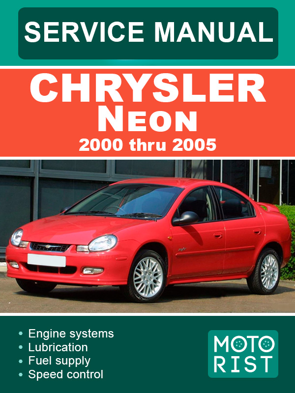 Chrysler Neon 2000 thru 2005, service e-manual