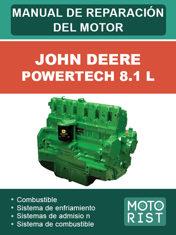 John Deere Powertech 8.1 l engine, service e-manual (in Spanish)