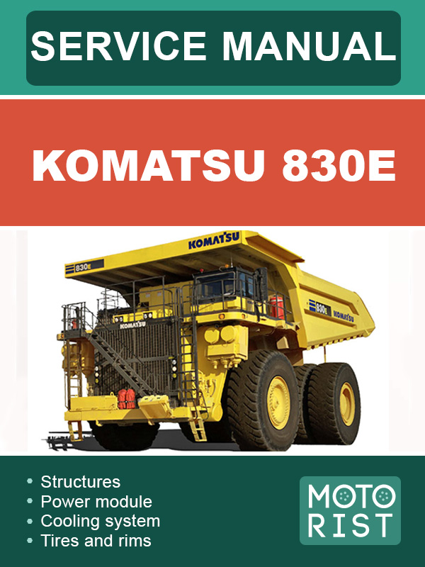 Self-skid Komatsu 830E, service e-manual