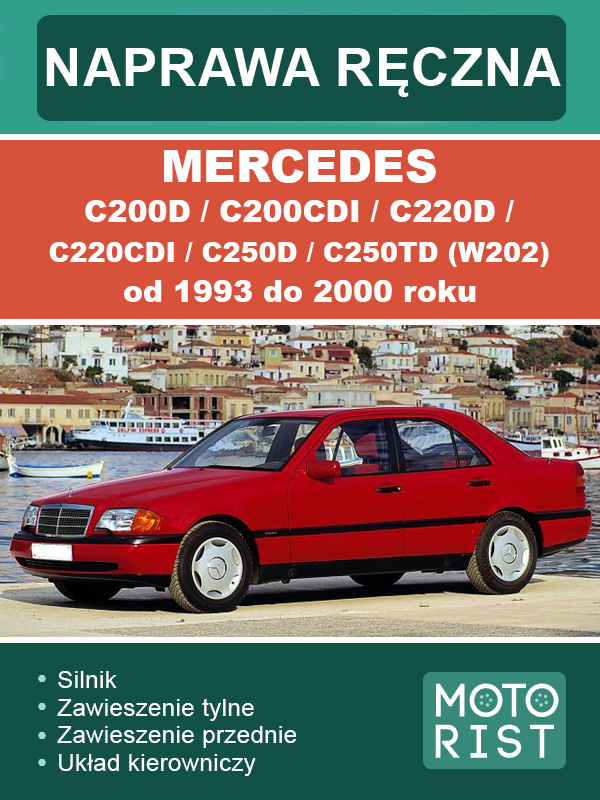 Mercedes C200D / C200CDI / C220D / C220CDI / C250D / C250TD (W202) 1993 thru 2000, service e-manual (in Polish)