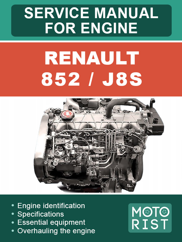 Renault 852 / J8S engine, service e-manual