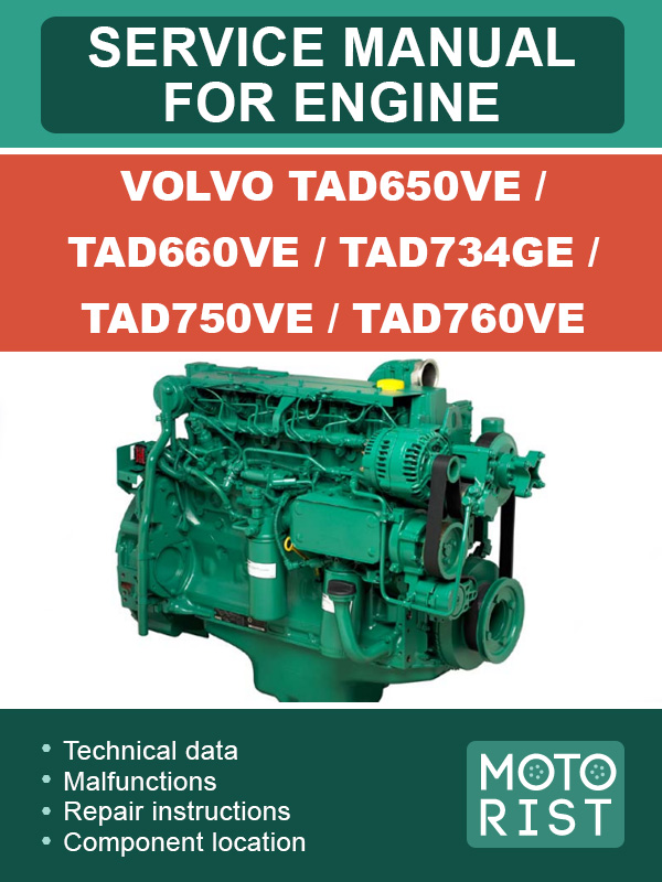 Volvo TAD650VE / TAD660VE / TAD734GE / TAD750VE / TAD760VE engine, service e-manual