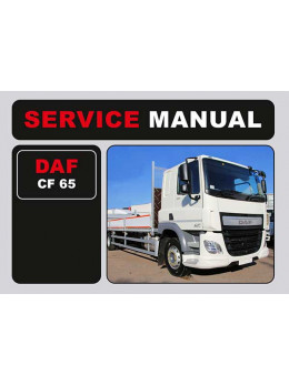 DAF CF 65, інструкція з експлуатації у форматі PDF (англійською мовою)