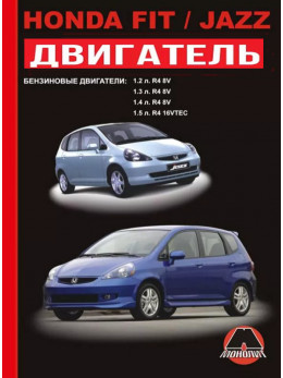 Honda Fit / Honda Jazz з 2001 року, ремонт двигуна у форматі PDF (російською мовою)