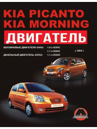 Kia Picanto / Kia Morning з 2003 року (+рестайлінг 2007 року), ремонт двигуна у форматі PDF (російською мовою)