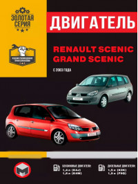 Renault Scenic / Grand Scenic с 2003 года, ремонт двигателя в электронном виде