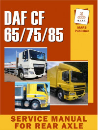 DAF CF 65 / CF 75 / CF 85, rear axle repair manual