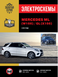 Mercedes ML (W166) / Mercedes GL (X166) з 2012 року, електросхеми у форматі PDF (російською мовою)
