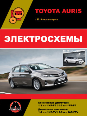Електросхеми Toyota Auris з 2013 року у форматі PDF (російською мовою)