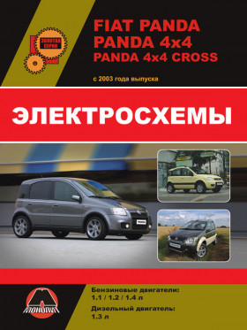 Электросхемы Fiat Panda / Panda 4x4 / Panda 4x4 Cross с 2003 года в формате PDF