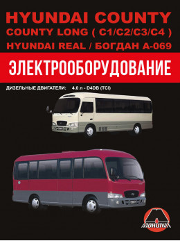 Hyundai County / Hyundai County Long (C1 / C2 / C3 / C4) / Hyundai Real / Богдан A-069 с 1998 года, электрооборудование в электронном виде