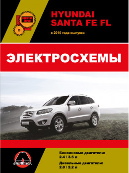 Hyundai Santa Fe FL з 2010 року, електросхеми у форматі PDF (російською мовою)