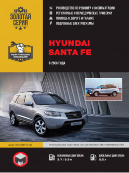 Hyundai Santa Fe с 2006 года, книга по ремонту в электронном виде