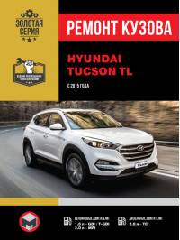 Hyundai Tucson TL since 2015, body repair (in Russian)