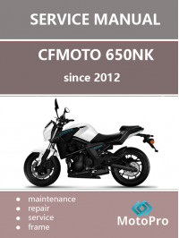 CFMOTO 650NK since 2012, service e-manual