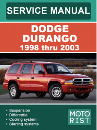Dodge Durango 1998 thru 2003, service e-manual