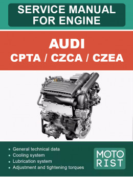 Двигатели Audi CPTA, CZCA, CZEA (1,4L 4v EA211), руководство по ремонту в электронном виде (на английском языке)