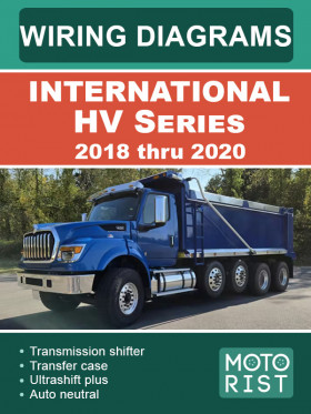 Электрооборудование и электросхемы International HV Series с 2018 по 2020 год, в формате PDF (на английском языке)