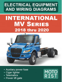 International MV Series с 2018 по 2020 год, электрооборудование и электросхемы в электронном виде (на английском языке)