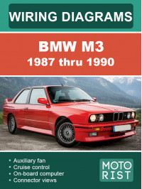 BMW M3 с 1987 по 1990 год, электросхемы в электронном виде (на английском языке)