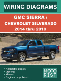 Chevrolet Silverado / GMC Sierra с 2014 по 2019 год, электросхемы в электронном виде (на английском языке)