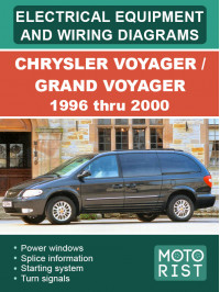 Chrysler Voyager / Grand Voyager с 1996 по 2000 год, электрооборудование и электросхемы в электронном виде (на английском языке)