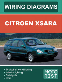 Citroen Xsara, кольорові електросхеми у форматі PDF (англійською мовою)