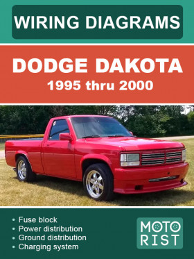 Електрообладнання та електросхеми Dodge Dakota з 1995 по 2000 рік, у форматі PDF (англійською мовою)