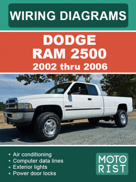 Электросхемы Dodge Ram 2500 c 2002 по 2006 год в формате PDF (на английском языке)