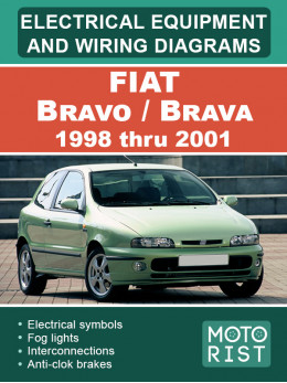 Fiat Bravo / Brava с 1998 по 2001 год, электрооборудование и электросхемы в электронном виде (на английском языке)