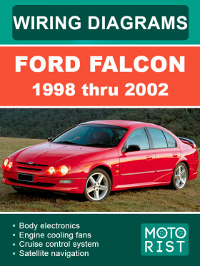 Електросхеми Ford Falcon з 1998 по 2002 рік у форматі PDF (англійською мовою)
