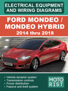 Электрооборудование и цветные электросхемы Ford Mondeo / Mondeo Hybrid с 2014 по 2018 год в формате PDF (на английском языке) Электрооборудование и цветные электросхемы Ford Mondeo / Mondeo Hybrid с 2014 по 2018 год в формате PDF (на английском языке)
