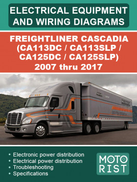Freightliner Cascadia (CA113DC / CA113SLP / CA125DC / CA125SLP) 2007 thru 2017, wiring diagrams