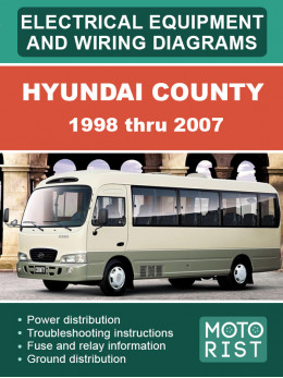Hyundai County 1998 thru 2007, wiring diagrams