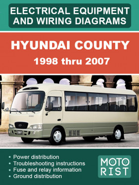 Hyundai County 1998 thru 2007, wiring diagrams Hyundai County 1998 thru 2007, wiring diagrams