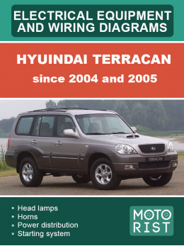 Hyuindai Terracan since 2004 and 2005, wiring diagrams