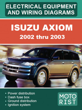 Электрооборудование и электросхемы Isuzu Axiom с 2002 по 2003 год в формате PDF (на английском языке)