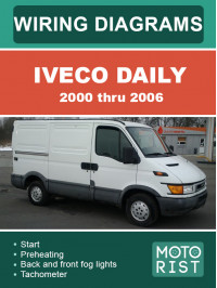 Iveco Daily с 2000 по 2006 год, цветные электросхемы в электронном виде (на английском языке)