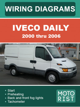 Iveco Daily с 2000 по 2006 год, цветные электросхемы в электронном виде (на английском языке)